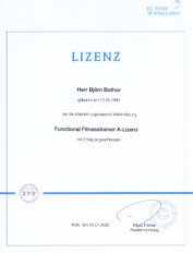 Functional Fitnesstrainer A-LIzenz